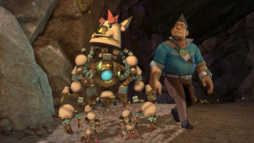 Knack focuses on the titular character, a magical entity that absorbs and drops thousands of objects to change its size, allowing the PS4 to show off its beefed-up processing power