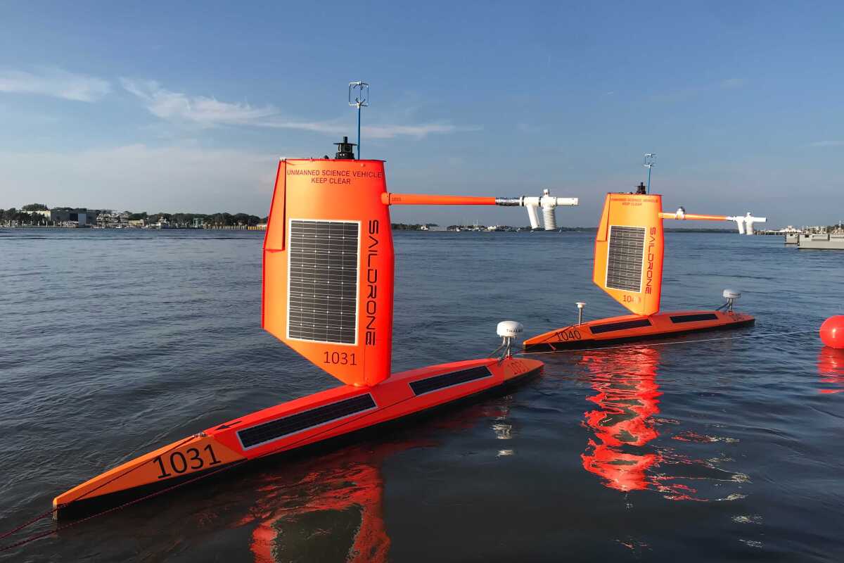 Saildrone Releases Dramatic Video From Inside Hurricane Sam