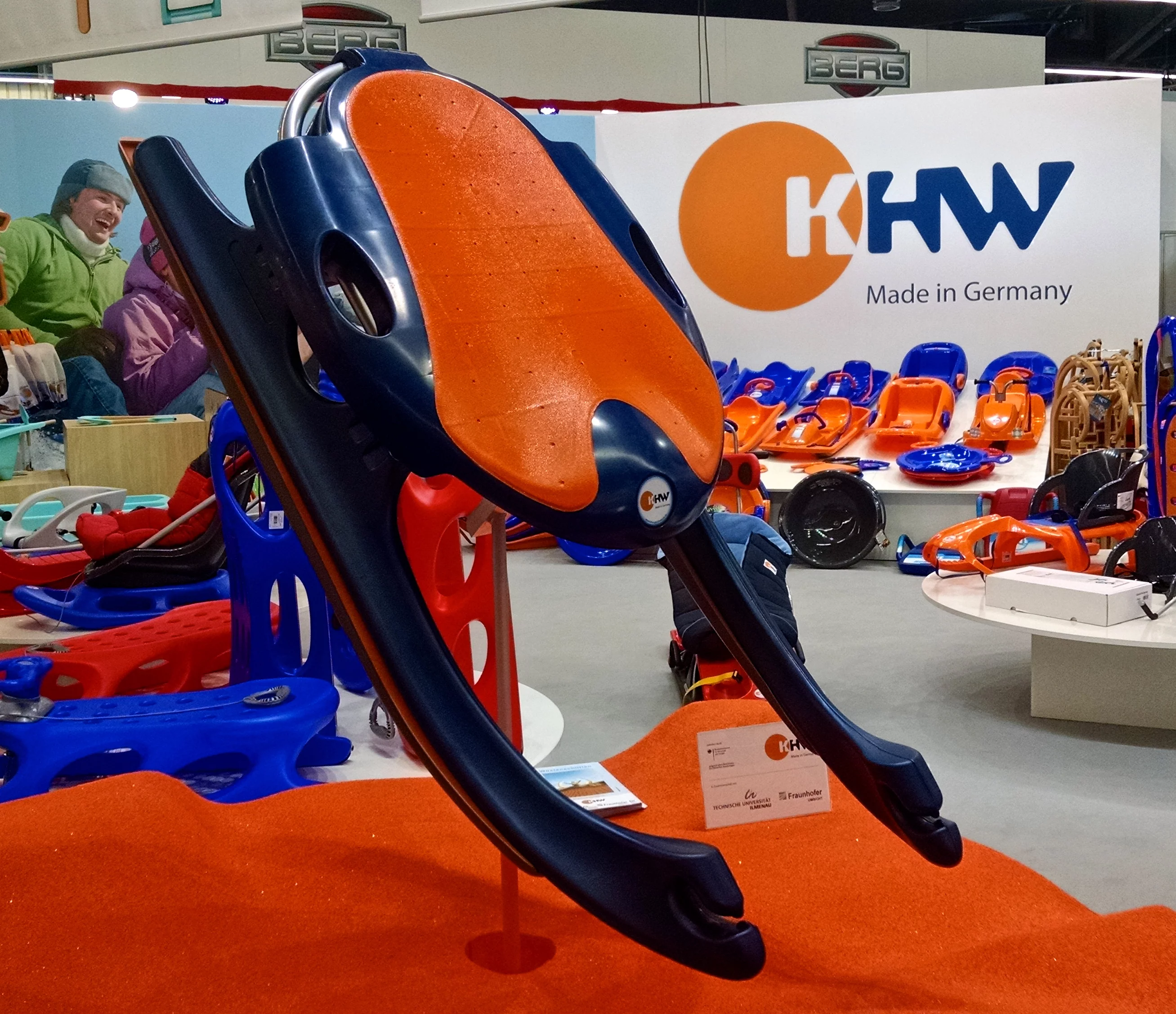 KHW shows its prototype sand sled (Photo: C.C. Weiss/Gizmag)