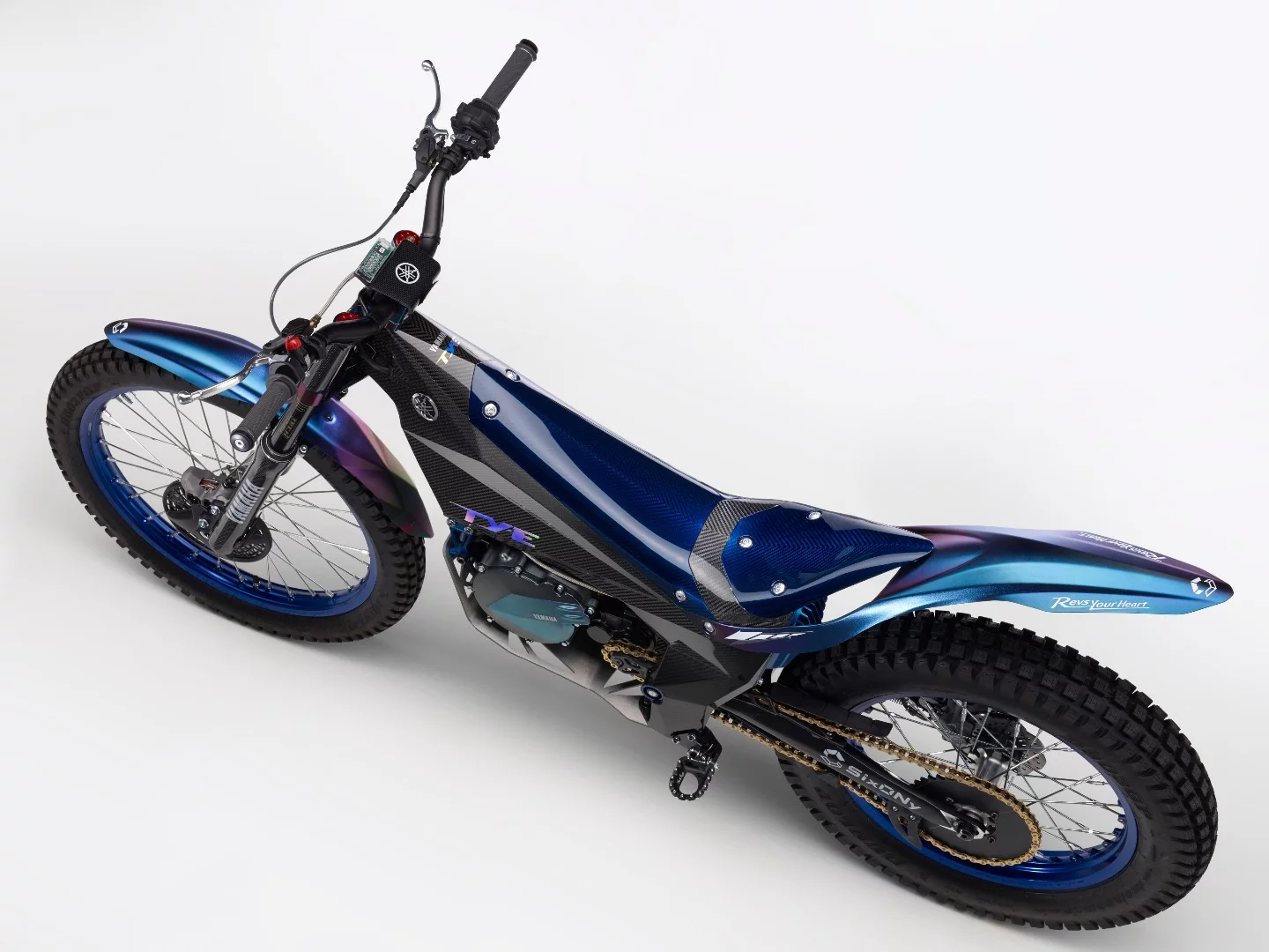 Yamaha TY-E: trials bikes don't run seats