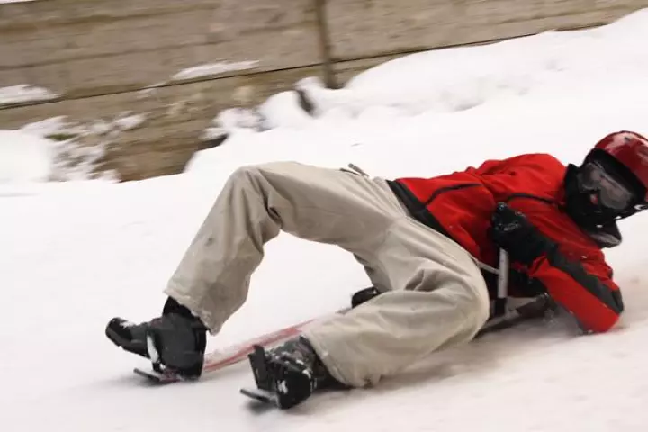 The rider's position cuts air resistance (older version)