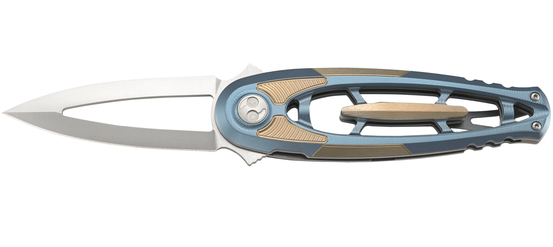 The smooth, symmetrical spear-point blade of the Hirin lends itself more to piercing tasks rather than slicing or sawing