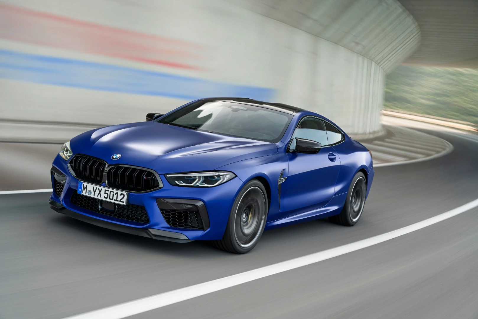 The M8 Coupe Competition on the road