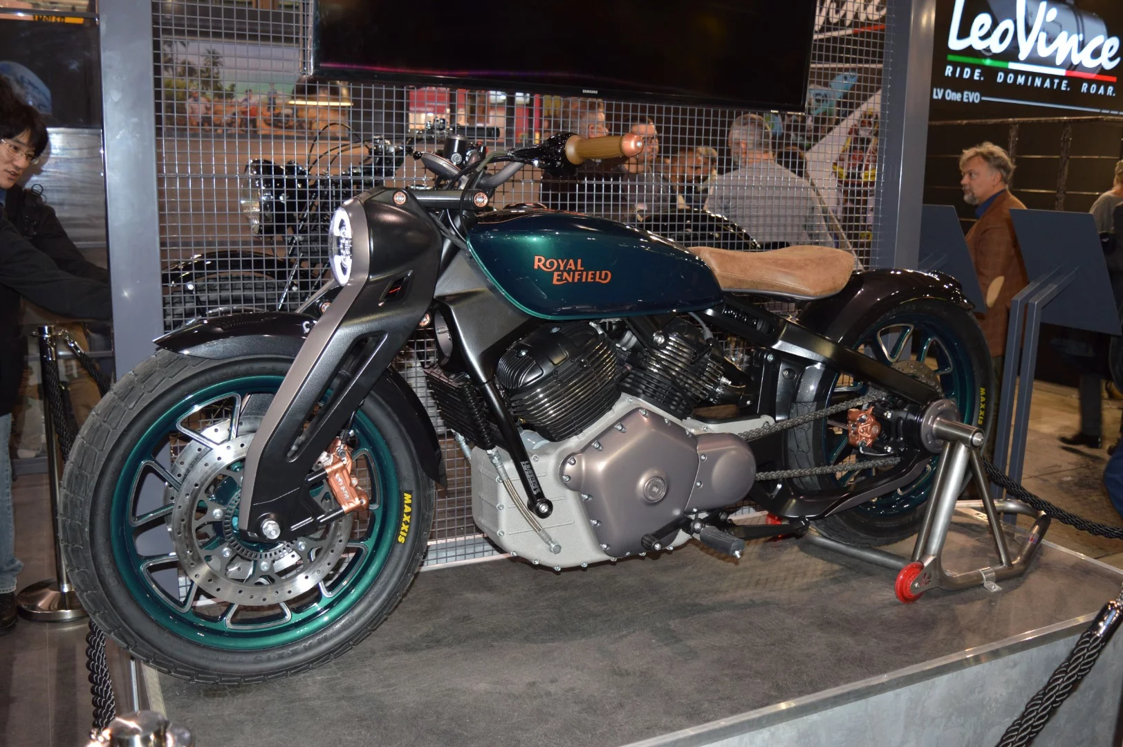Royal Enfield displayed the KX Concept, with a new 800 cc V-twin engine that took many by surprise. Could this be a forerunner of future production models? Let's hope so