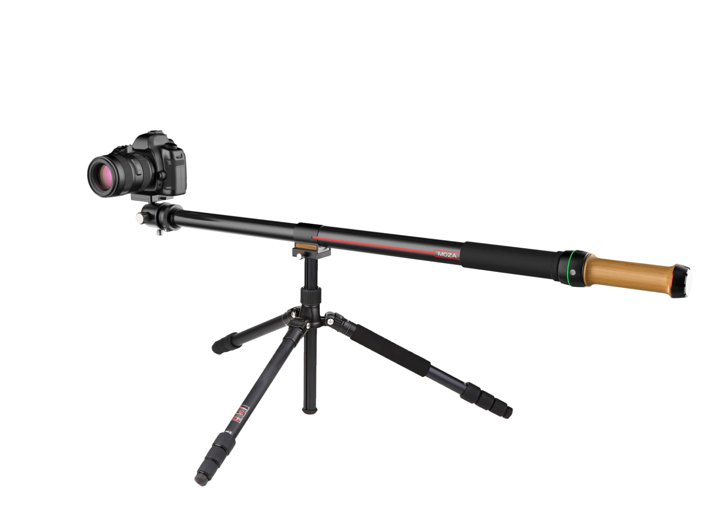 The Slypod takes the form and function of a monopod, and adds in the functionality of a short motorized camera slider