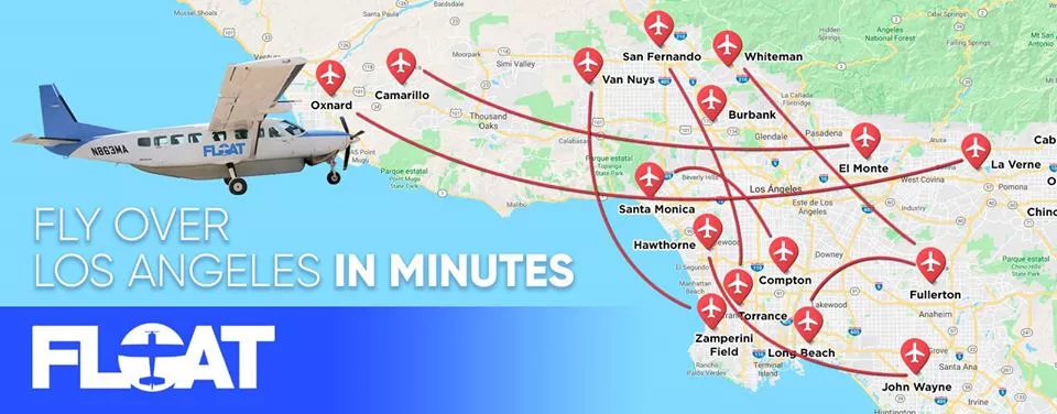 Crossing congested cities in short air flights could buy long-distance commuters an average of 60 hours of free time a month