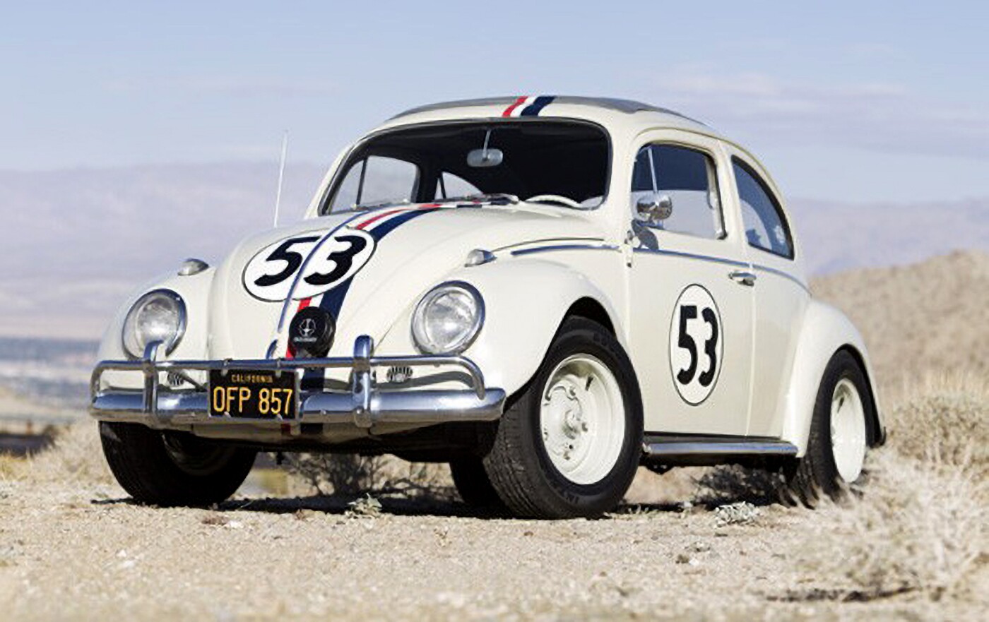 The fourth most valuable Herbie ever sold at auction, and equal ninth most valuable Volkswagen Beetle ever sold. This 1963 Volkswagen Beetle sold for $66,000 at a Gooding & Co Scottsdale auction in 2012 | Auction Link