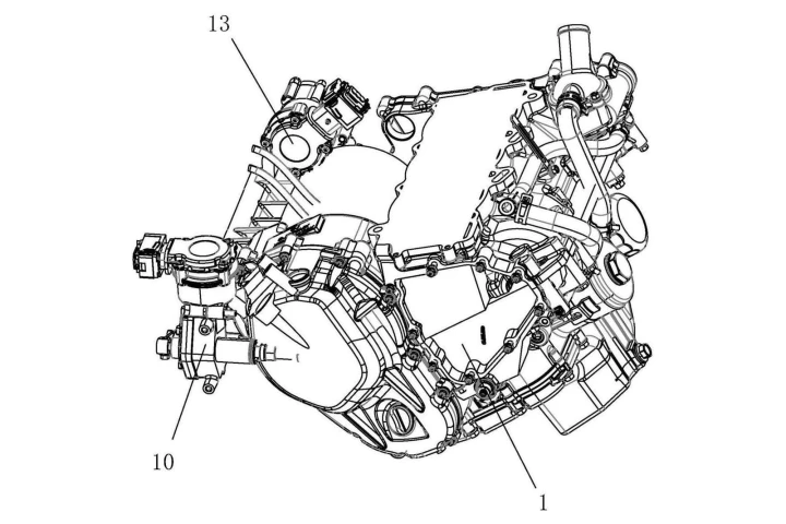QJMotor's patent drawings reveal an all-new, water-cooled, in-line, three-cylinder engine