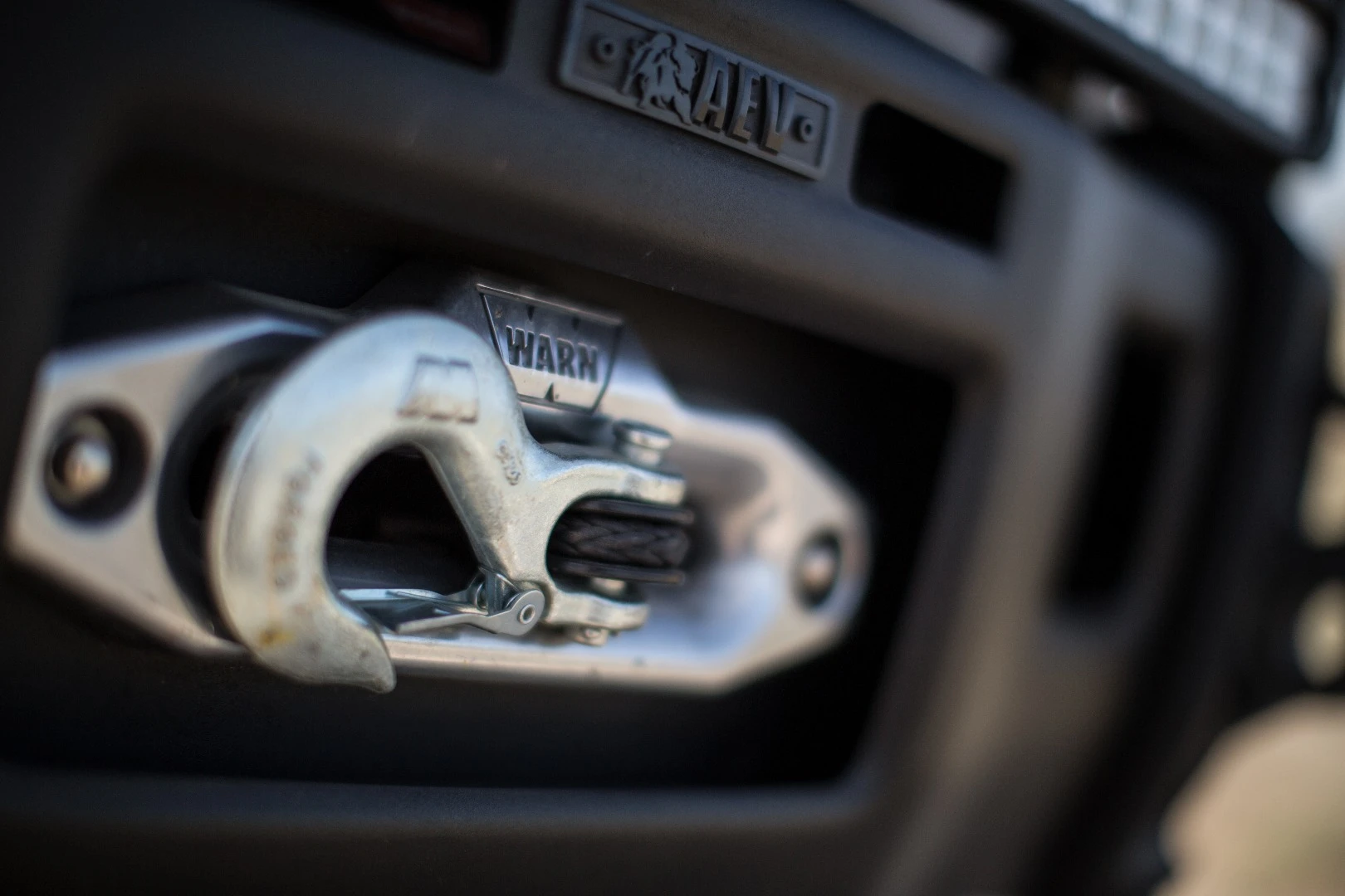 A Warn winch is available optionally