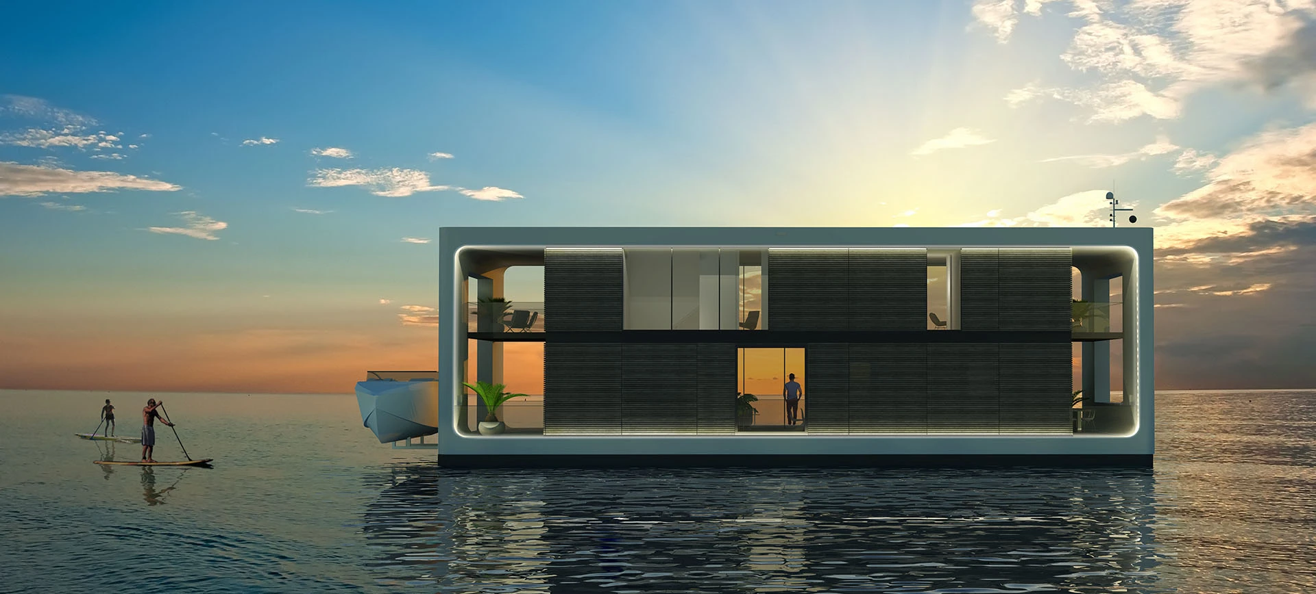 Arkup liveable yacht concept: double-decker luxury marine living