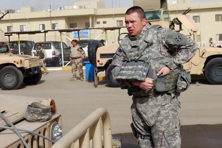 Traditional U.S. Military body armor by The U.S. Army via Flickr