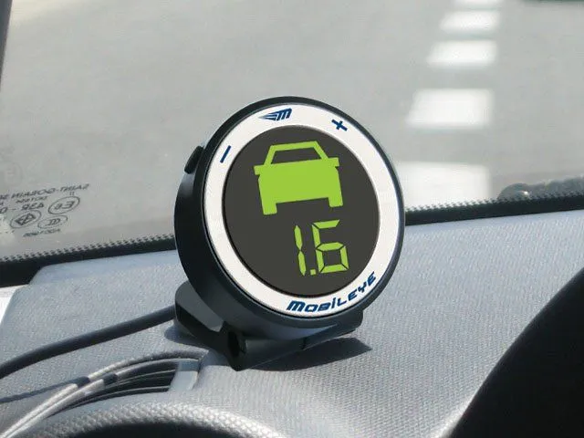 The Mobileye display unit
