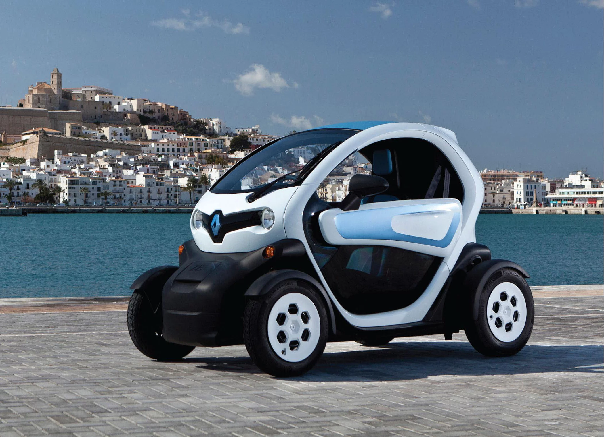 Twizy is also electrically motivated