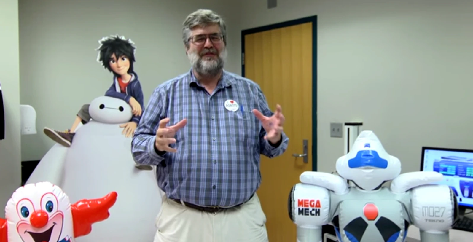 Professor Atkeson and his team are working on soft robots to act as caregivers