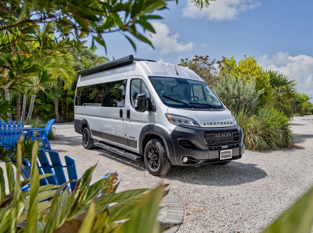 Airstream's cheapest camper van goes full chameleon with flex layout