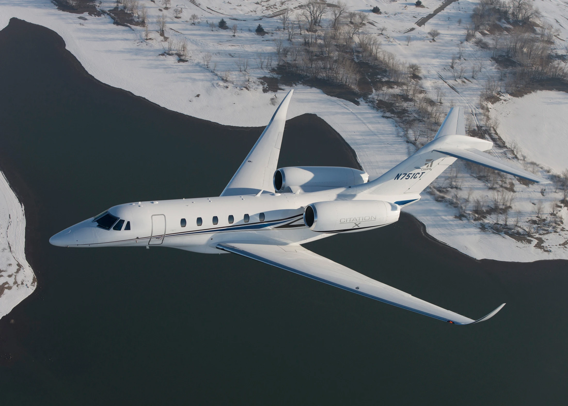 The Citation X boasts a maximum operating speed of Mach 0.935