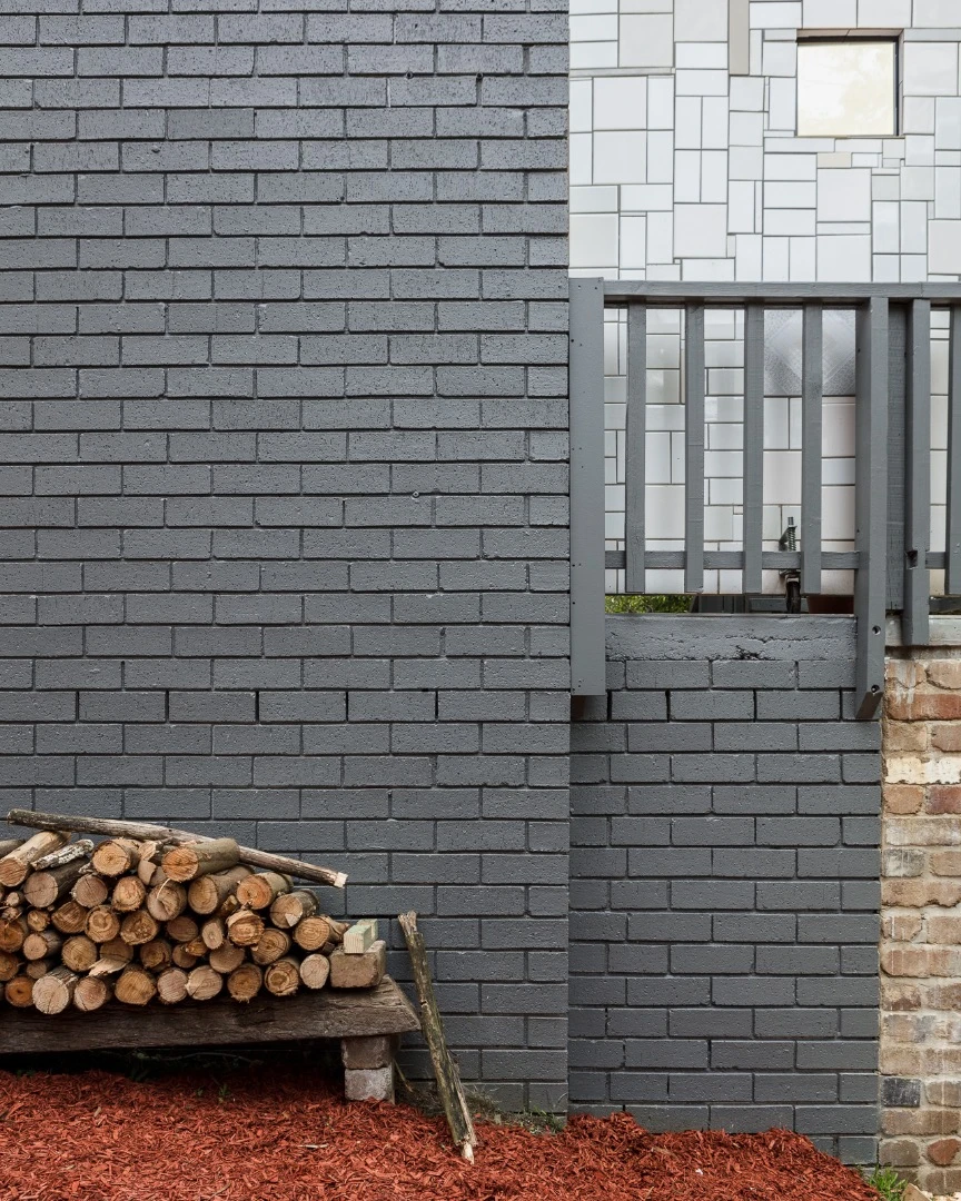The Up-Cycle House's wood store