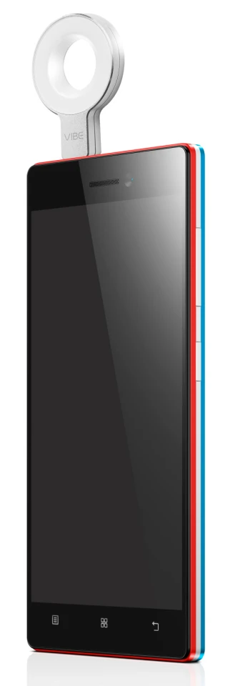 The Vibe X2 Pro and selfie flash (Photo: Lenovo)