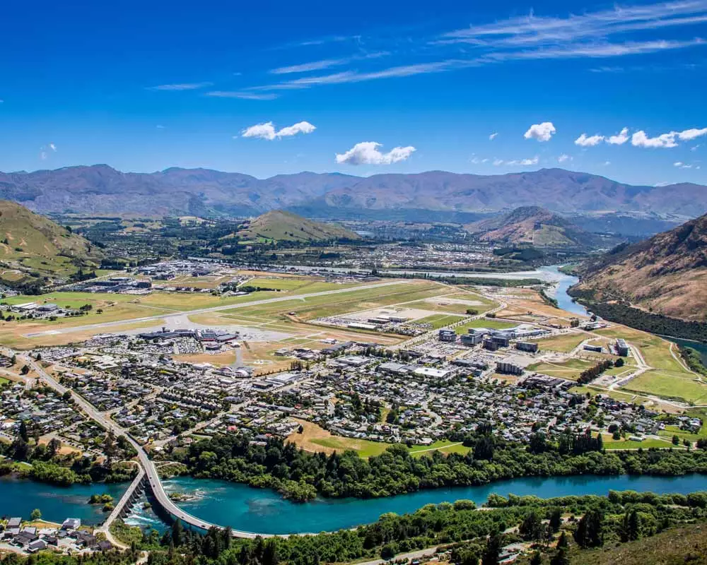 The Remarkables Park district in Queenstown, New Zealand: an ideal spot for Whoosh's full-scale pilot installation, due to open in 2026