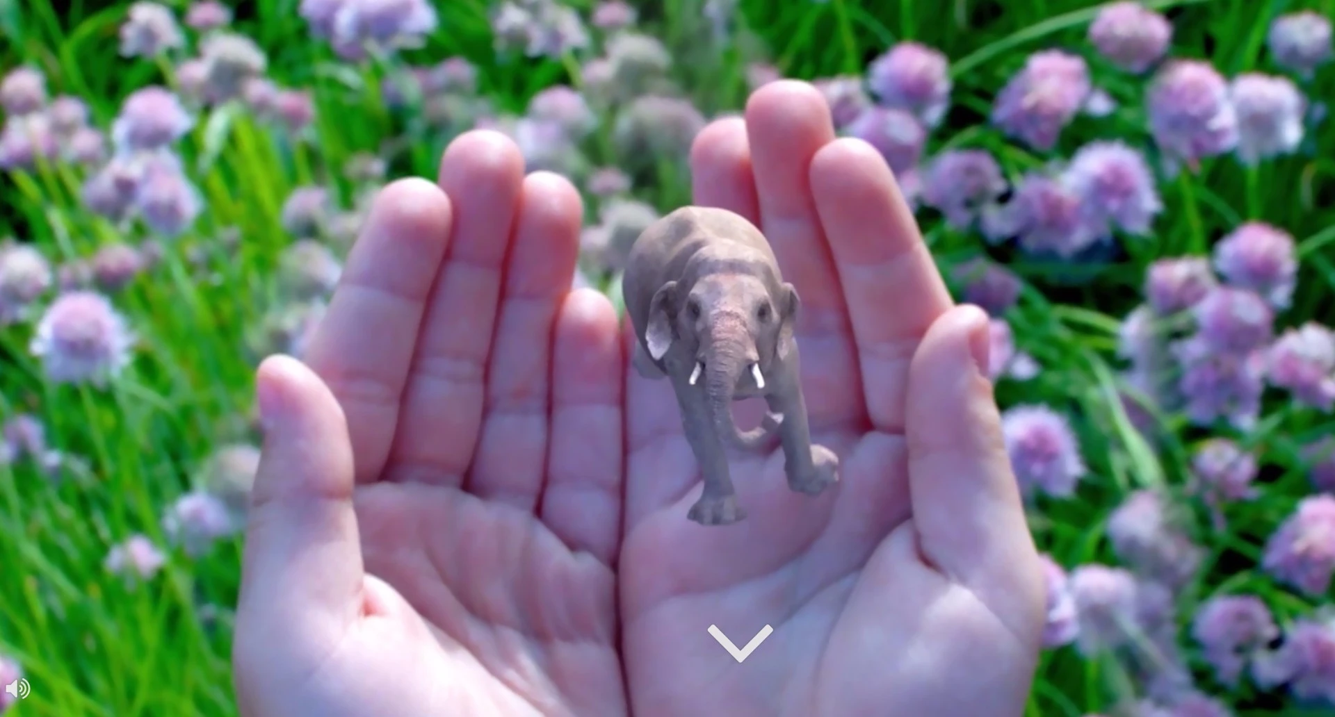 One of the banner videos on Magic Leap's website