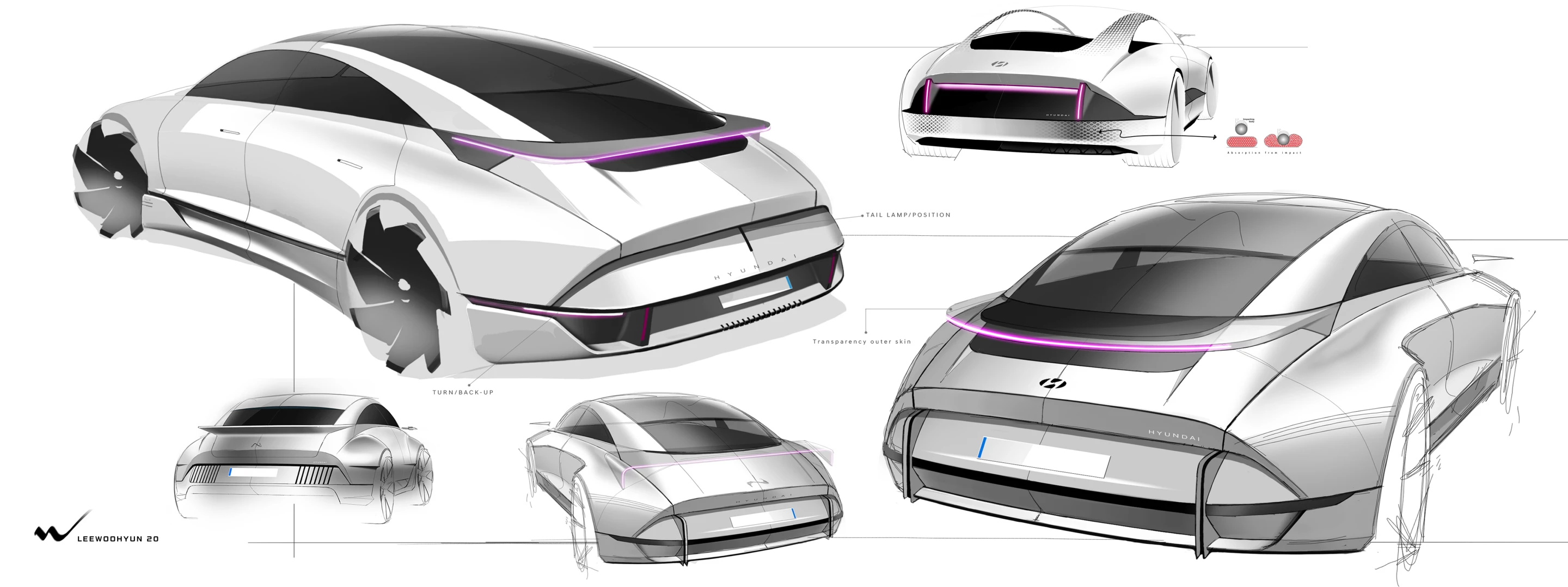 Design sketches of the Prophecy sorts electric
