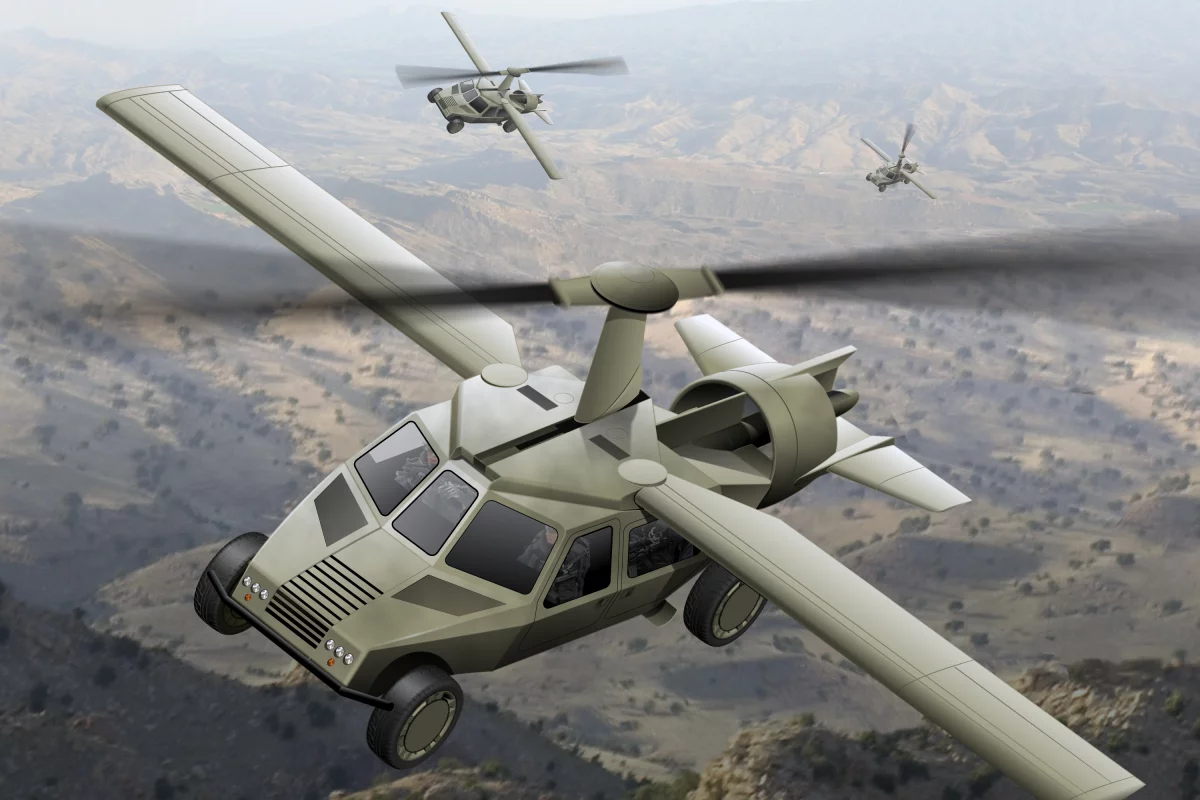 The Transformer (TX) program calls for a vertical-takeoff and landing (VTOL) vehicle that can travel 280 miles by land or air and carry up to 1,000 pounds (Image: AAI Corporation)