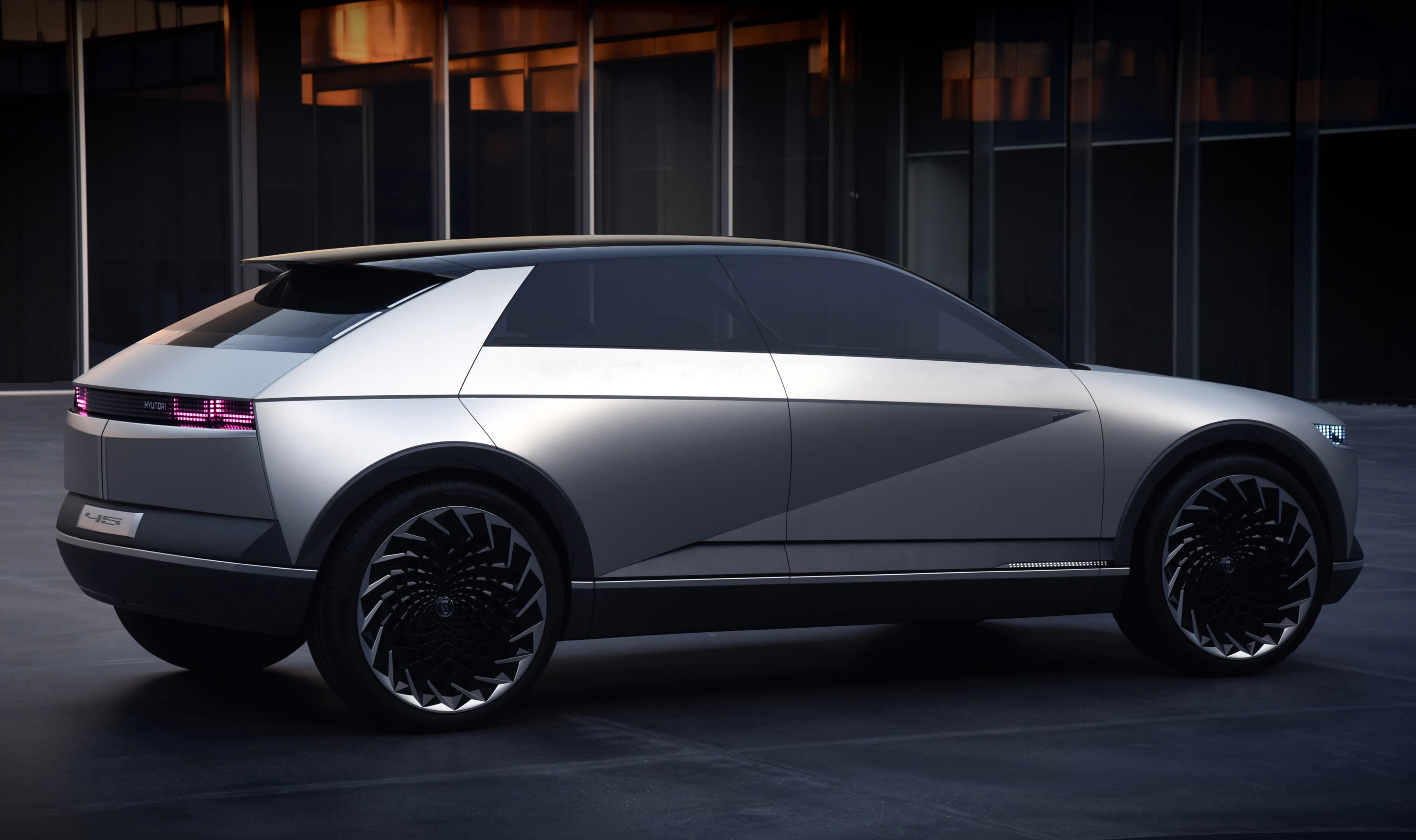 Beyond some nostalgic details, the 45 EV concept is mostly about looking forward