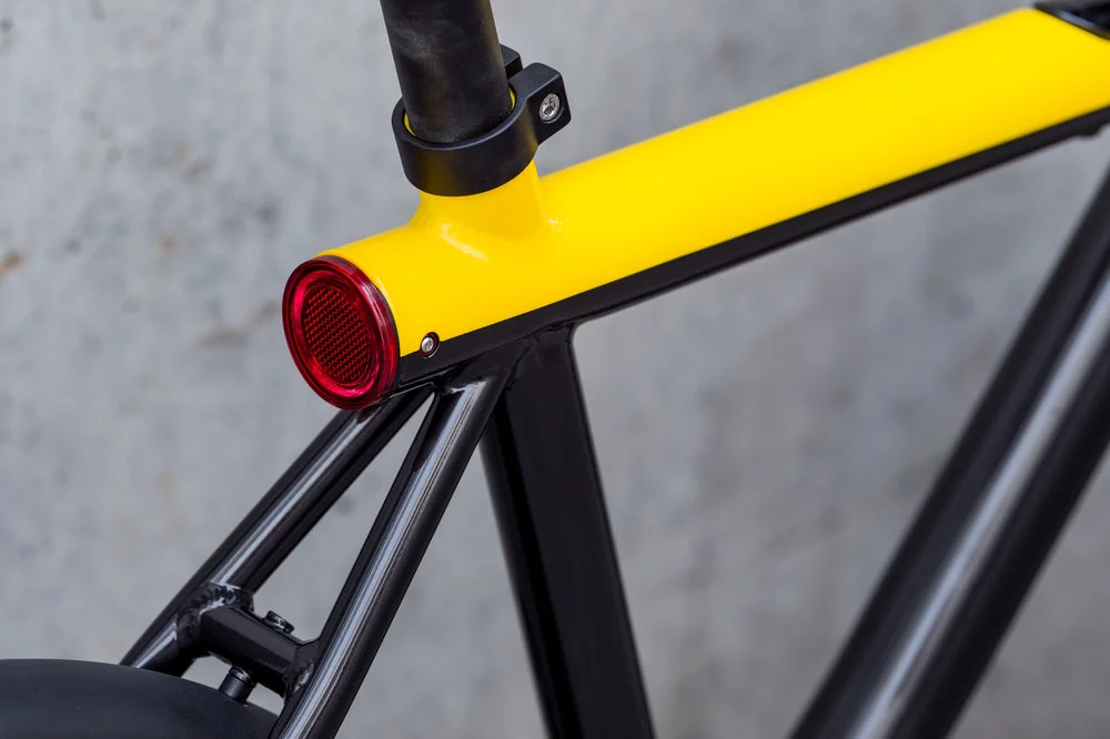 The Electrified X features built-in head and tail lights