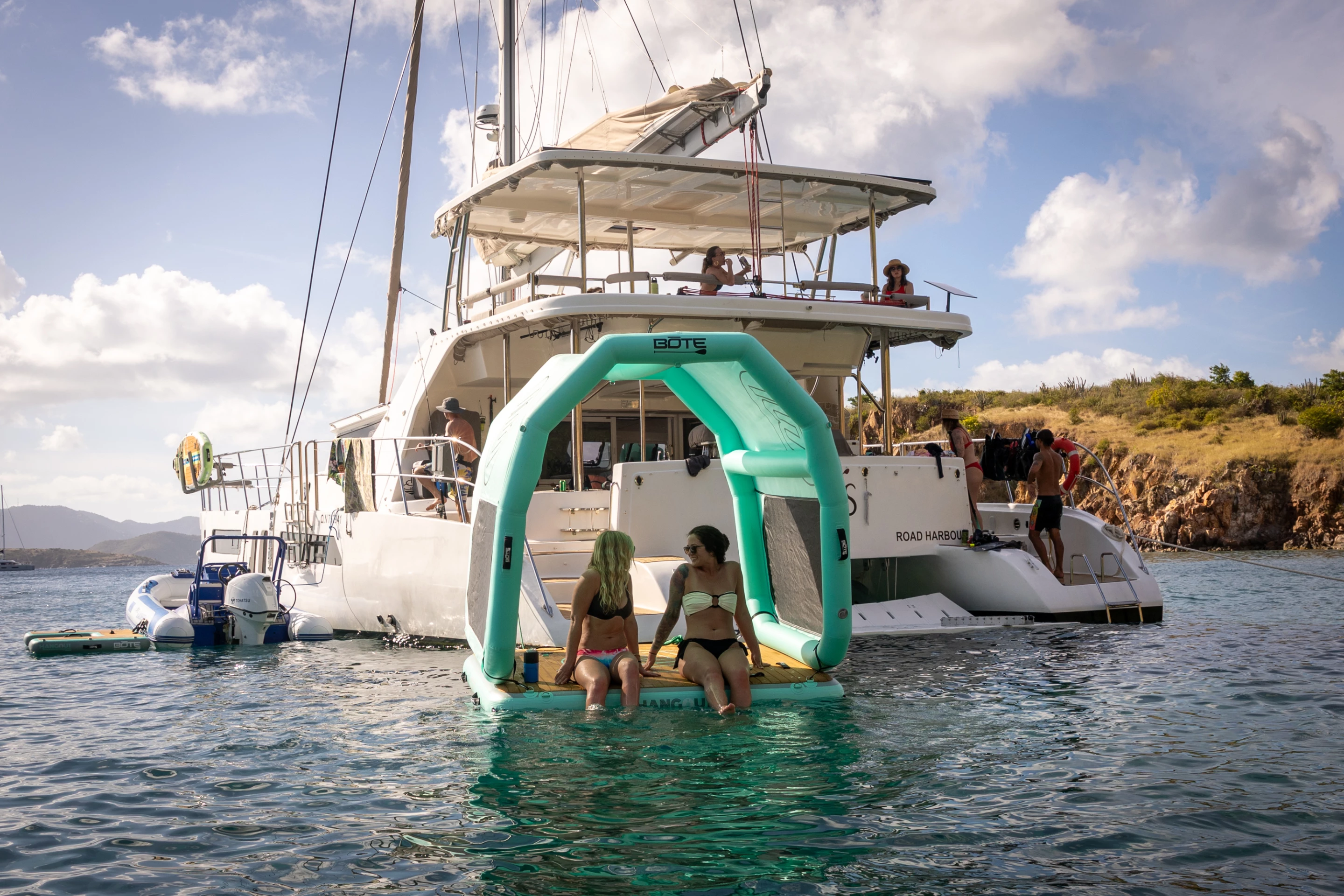 Adding some shade on the open water