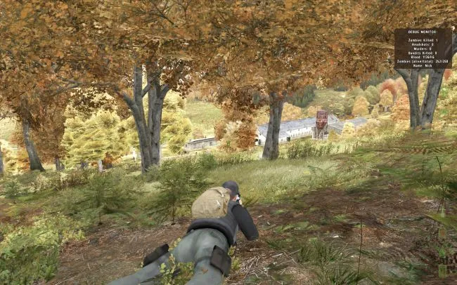 Buildings can hide food and supplies, or bandits and zombies