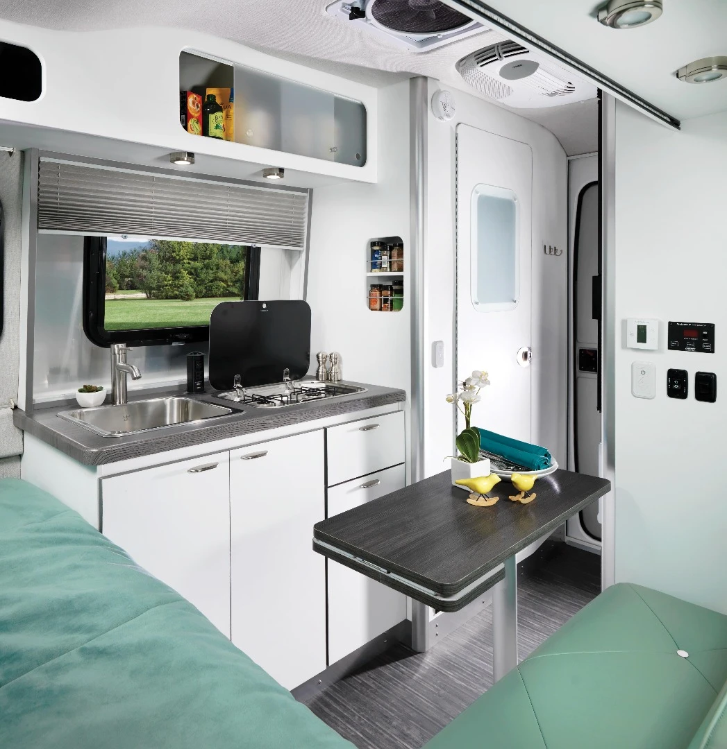 Airstream adds some fiberglass to its traditional aluminum lineup