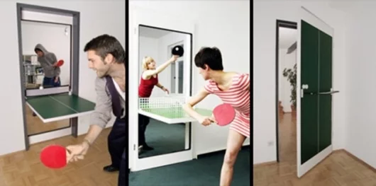 The Ping Pong Door in gaming and door positions