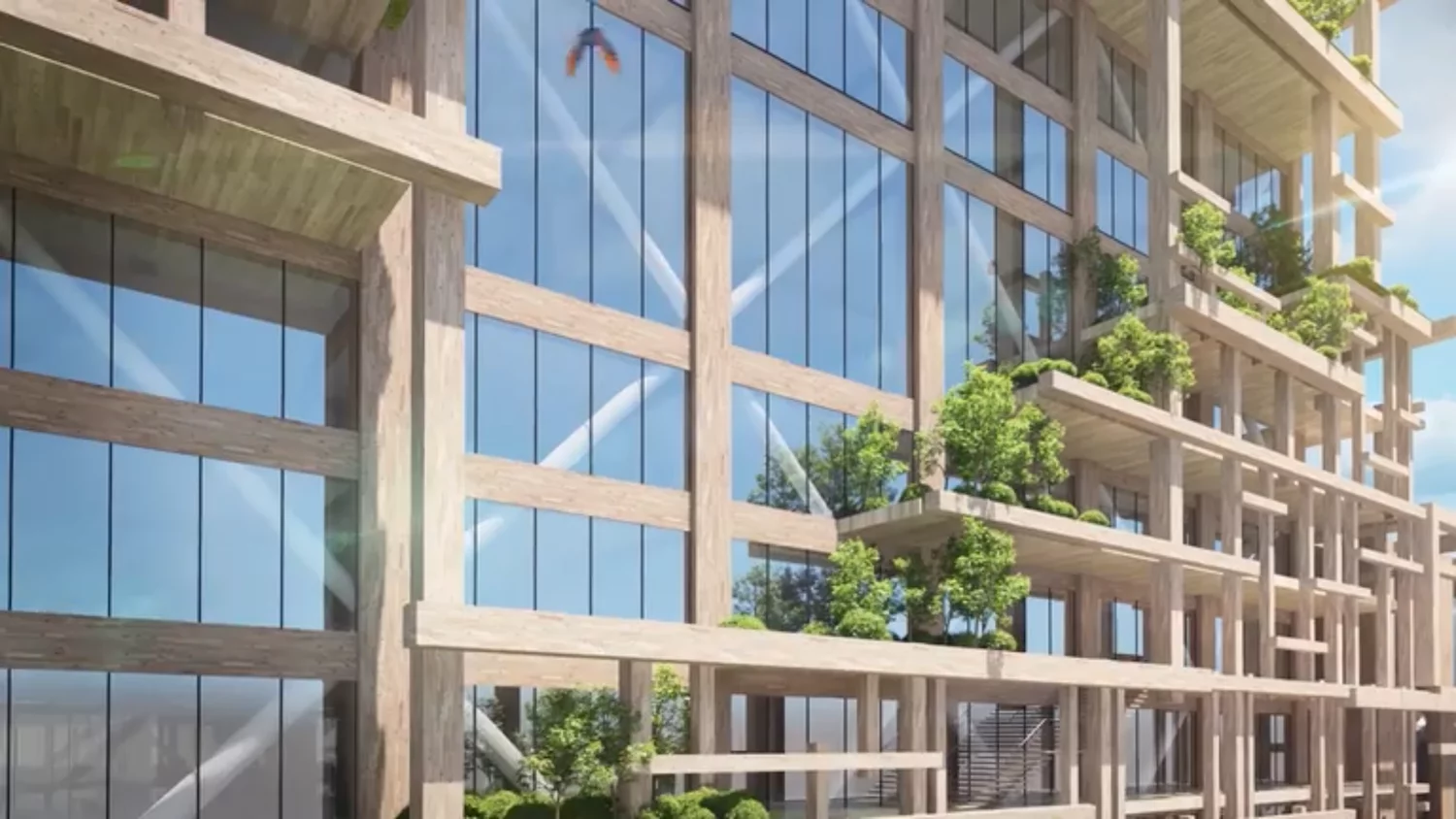 The skyscraper, dubbed W350, is still in the concept stage at the moment and won't be completed until 2041