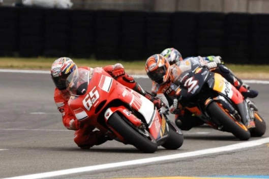 Capirossi, Biaggi and Melandri