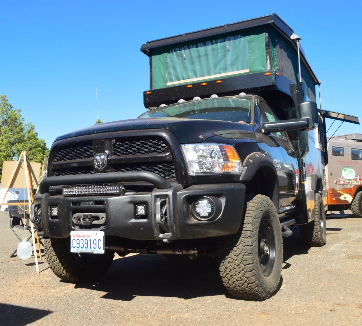 The VMI Kodiak is built on a Ram 3500 chassis