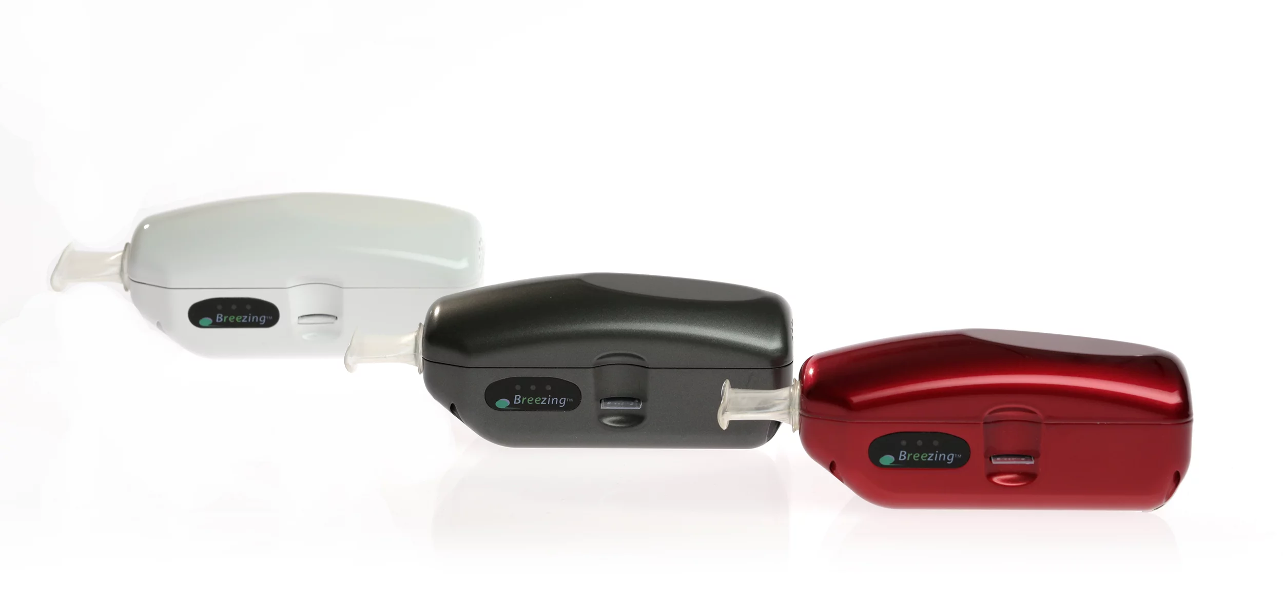 Breezing is available in three colors