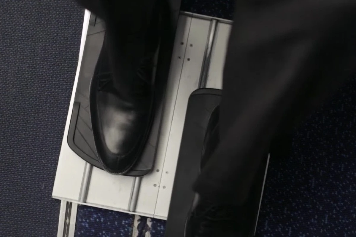The PediGlide lets users slide their feet back and forth ... without wearing a hole in their carpet