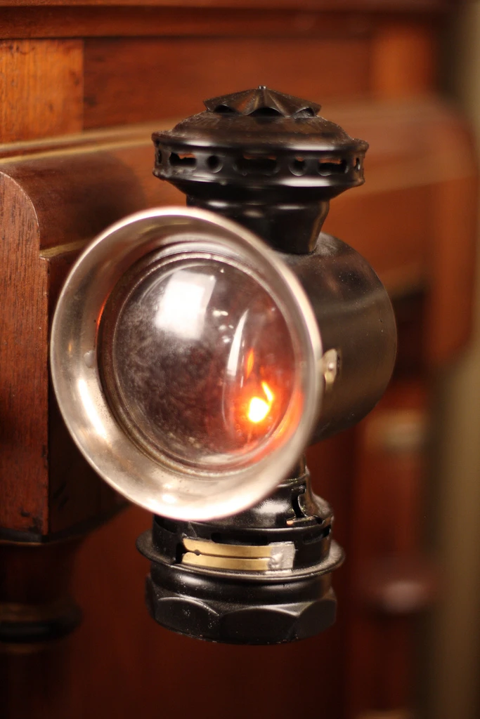 One of the kerosene carriage/buggy lights