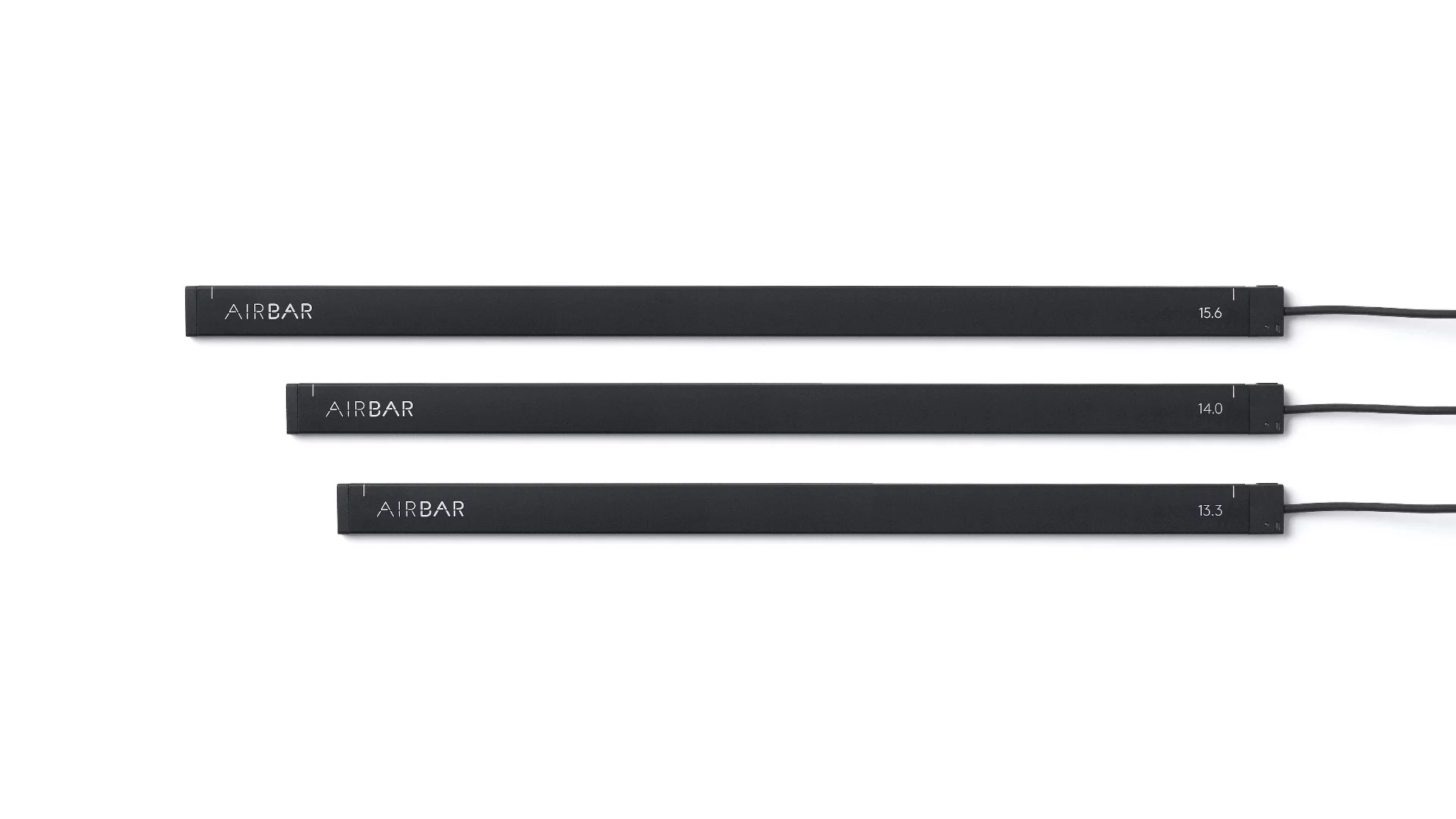 The AirBar comes in three different sizes - 15.6 inch, 14 inch and 13.3 inch