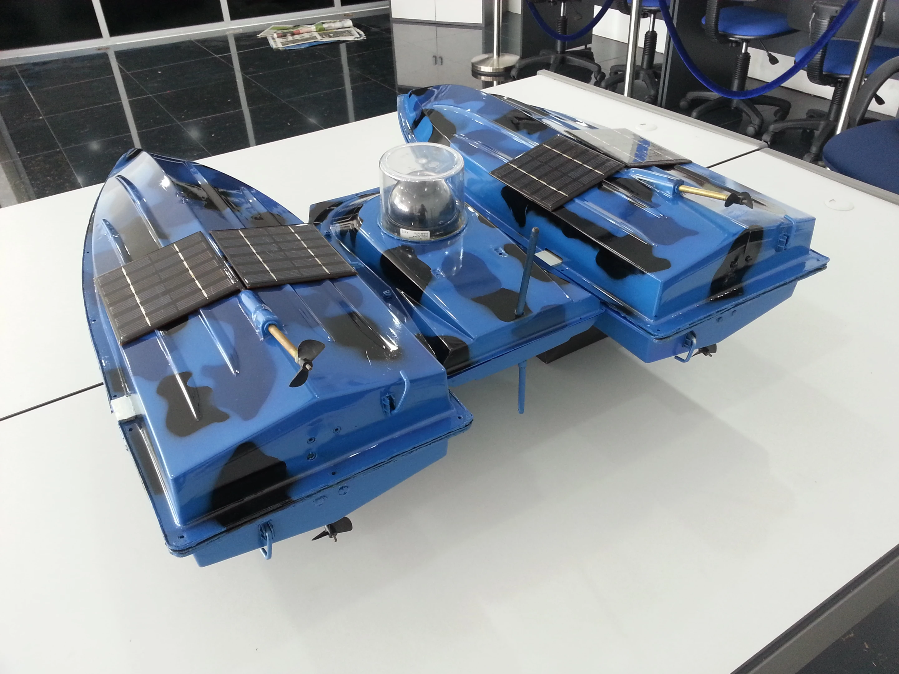 The solar powered USV requires no fuel (Photo: UniMAP)