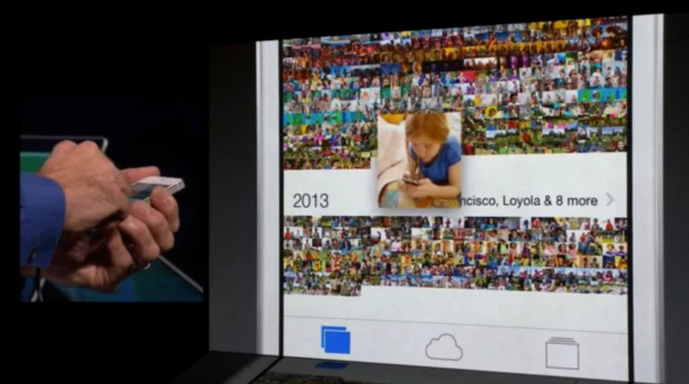 Photos are better organized in iOS 7