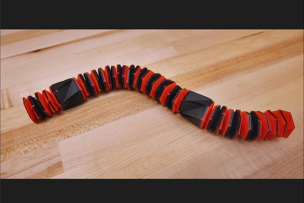 The bio-inspired Robotopillar, with its modular origami body segments