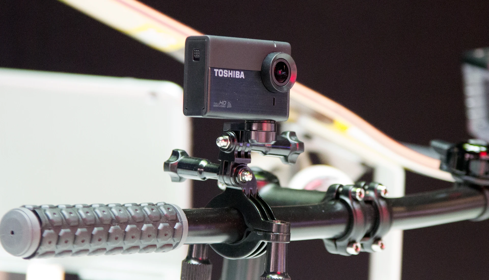 The included bike mount