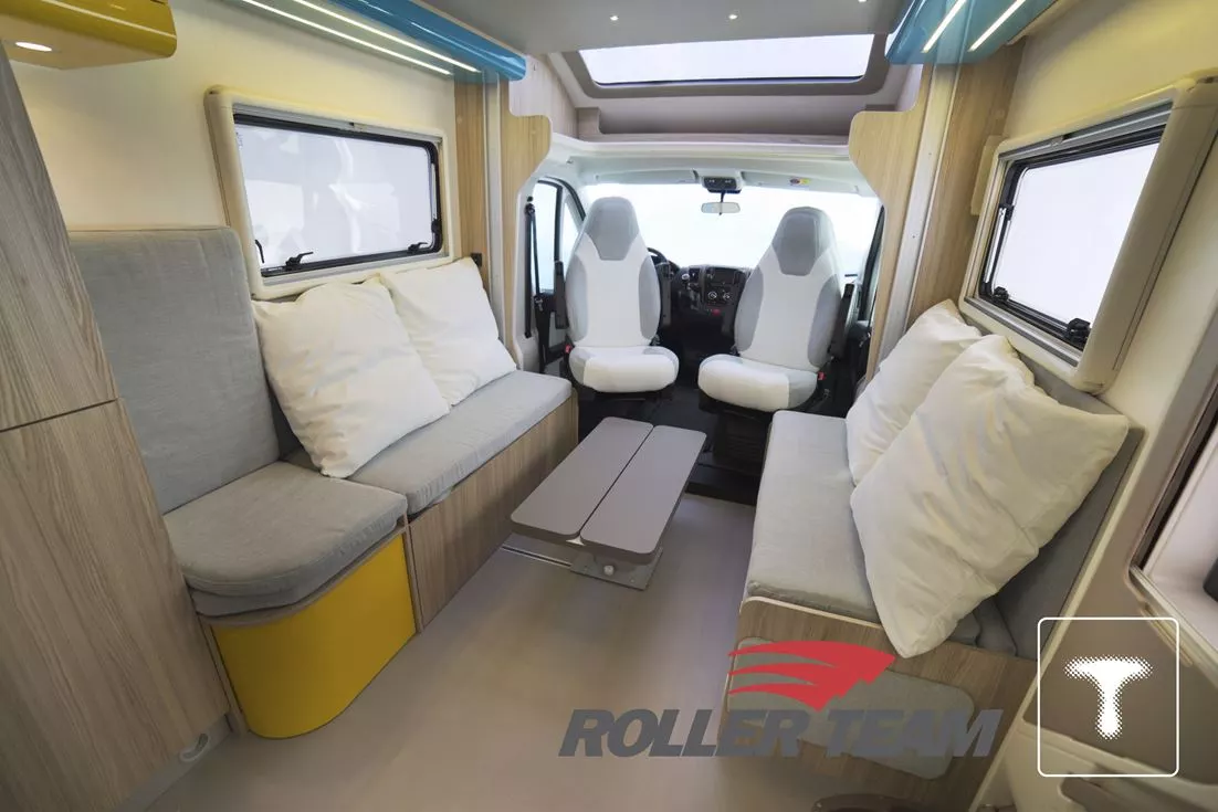 The interior looks simple enough, but it has a number of multifunctional features that make it roomier and more comfortable