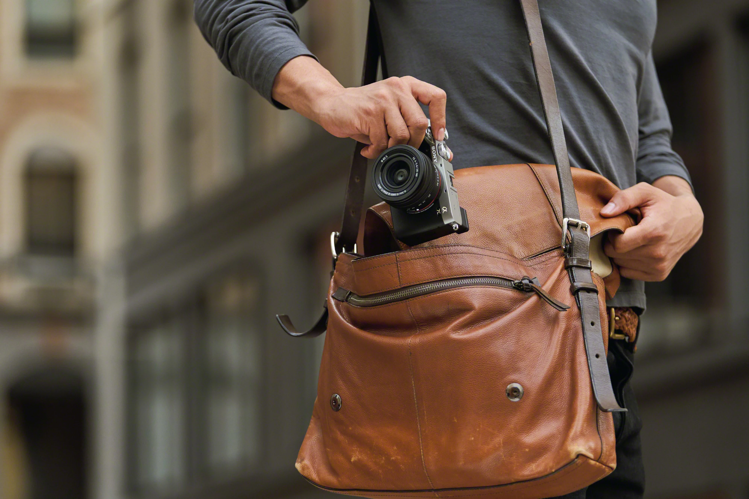 The smallest full-frame camera, and the smallest full-frame standard zoom lens make a super-portable combo