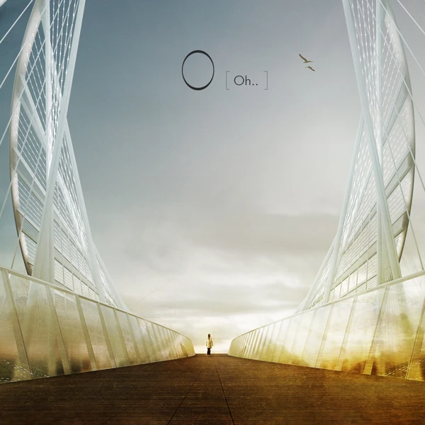 The design is one entry in a RIBA-sponsored competition for the design of a Salford Meadows footbridge, the results of which will be announced towards the end of November (Image: penda)