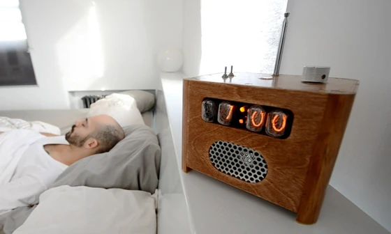 The Ramos clocks designed by Paul Sammut require a snoozer to get out of bed and enter a code on a number pad located in another room to silence the alarm buzzer