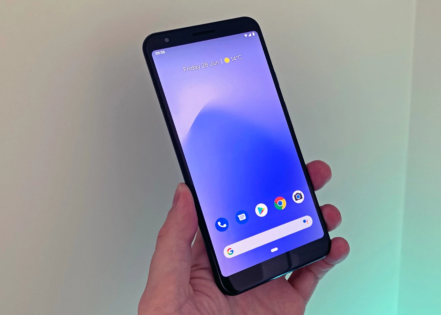 The larger Pixel 3a XL shown here boosts the battery to 3,700 mAh