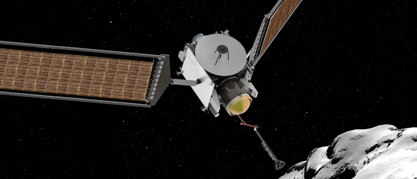 The CAESAR (Comet Astrobiology Exploration SAmple Return) mission will acquire a sample from the nucleus of comet Churyumov-Gerasimenko, returning it safely to Earth
