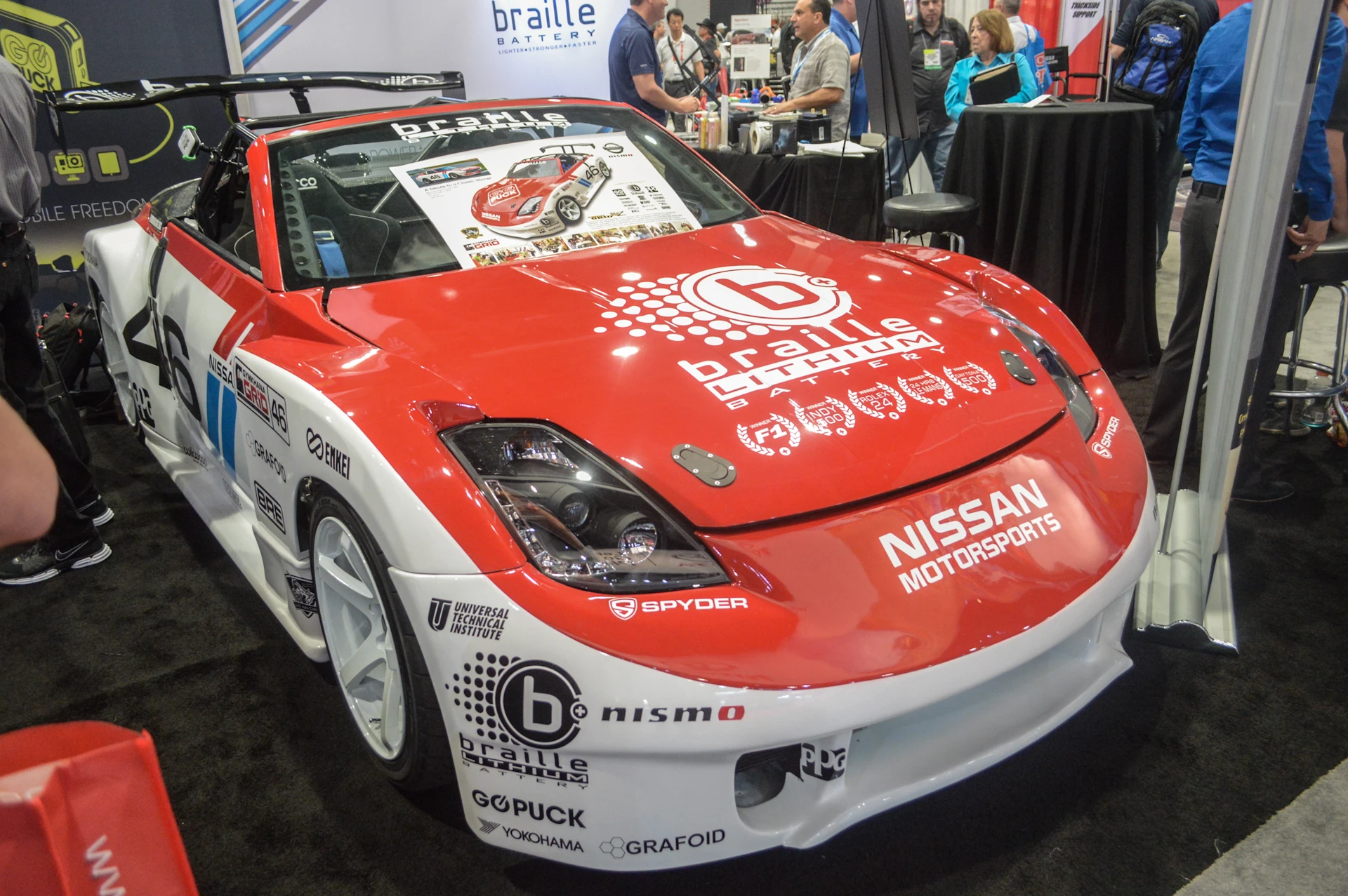 Braille Battery Gymkhana Grid Nissan 350Z (Photo: C.C. Weiss/Gizmag)